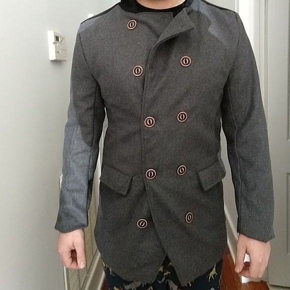 Gray men's jacket - Picture 6 of 8